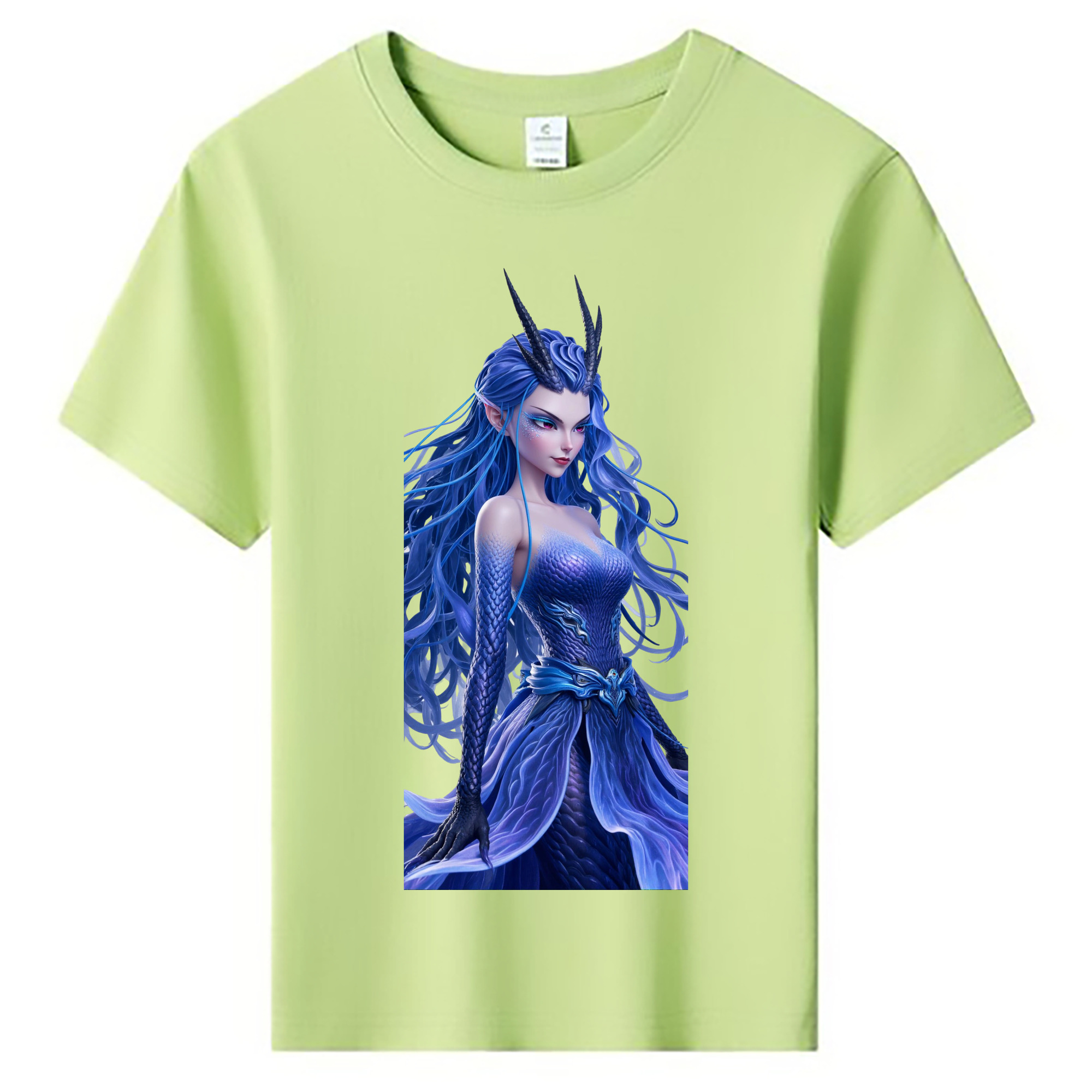 （画像用） Ne Zha 2 ナタ 魔童の大暴れ 綿100％キッズTシャツ（フロントプリント）